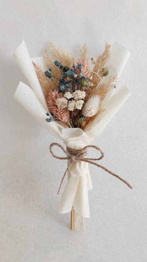 Dried Bouquet Wedding Favors l Mini Bouquets l Preserved Flower Gifts