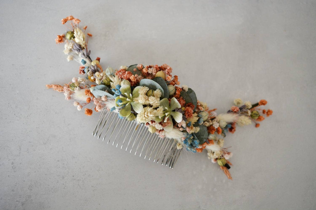 Colorful Wedding Hair Comb l Bridal Hair Accessories