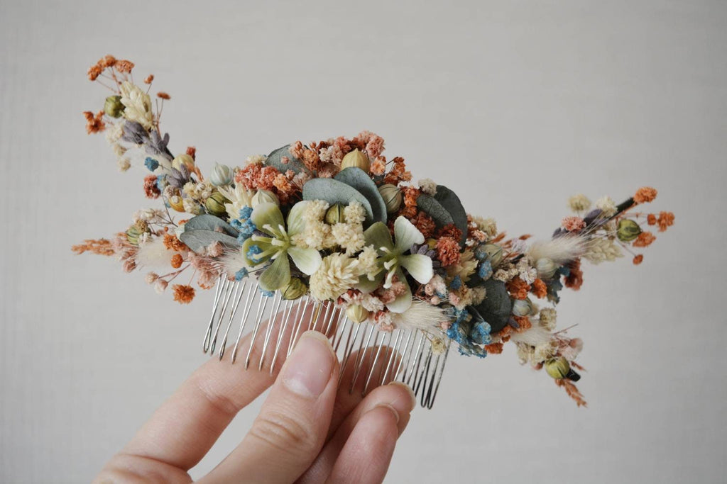 Colorful Wedding Hair Comb l Bridal Hair Accessories