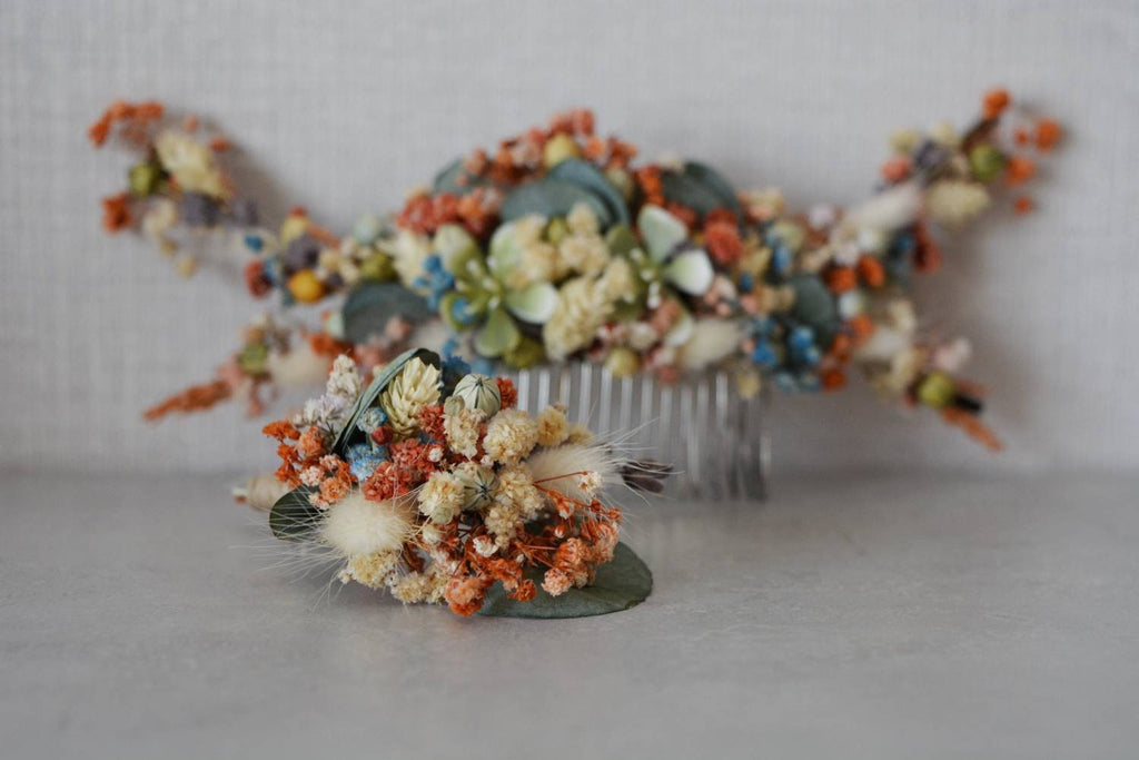 Colorful Wedding Hair Comb l Bridal Hair Accessories