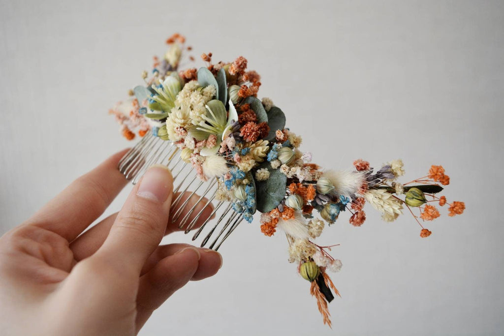 Colorful Wedding Hair Comb l Bridal Hair Accessories